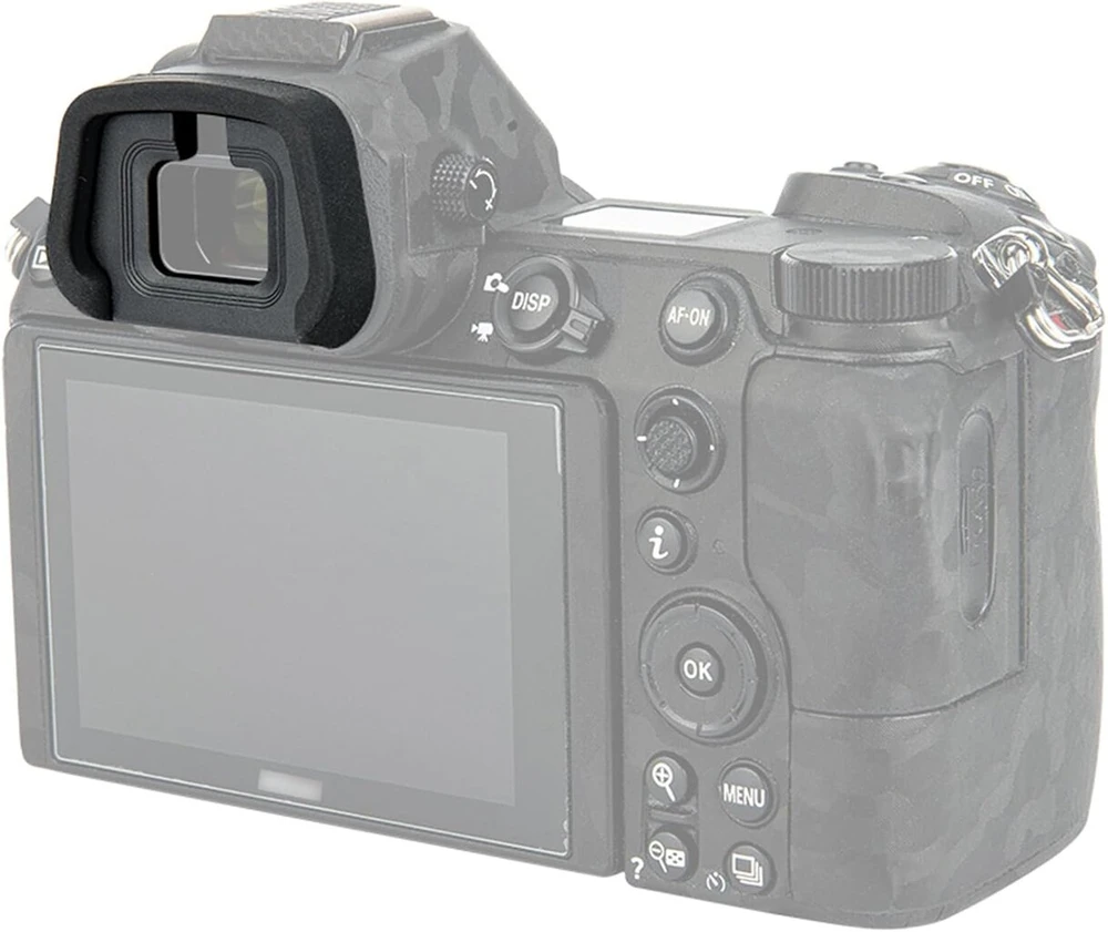 Jjc minkštas silikoninis okuliaras, skirtas Nikon Z5 Z6 Z6ii Z6iii Z7 Z7ii veidrodiniams fotoaparatams, pakeičia Nikon En-d29