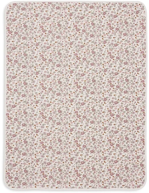 Jollein kūdikio antklodė retro flowers - 75x100cm - 100% medvilnė - lopšiui - muslino antklodė - 0.5 tog - oeko-tex sertifikuota
