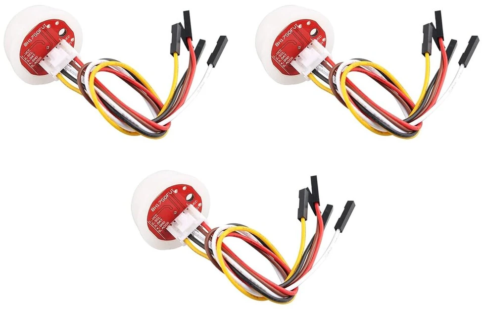 Jopto 3 x šviesos jutiklio modulio lustas skaitmeninio intensyvumo apšvietimas bh1750fvi dc 5v šviesos rutulys, suderinamas su arduino