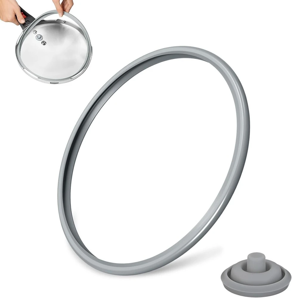 Jortmrd sandarinimo žiedas greitpuodžiui wmf, atsarginė sandarinimo žiedo dalis 22 cm, greitpuodžio atsarginės dalys ir gaminimo signalo sandariklių rinkinys, skirtas wmf perfect greitpuodžiui 2.5l 3l 4.5l 6.5l 8.5l