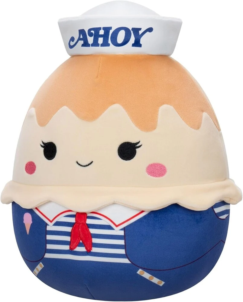 Juddlies Squishmallows Sqsr00048 Stranger Things Ice Kreminis Ahoy 25 cm oficialus Jazwares pliušinis itin minkštas žaislas