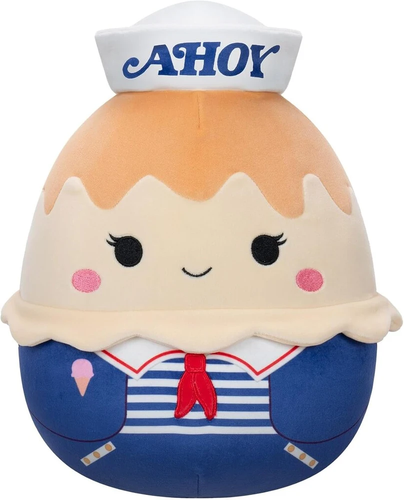 Juddlies Squishmallows Sqsr00048 Stranger Things Ice Kreminis Ahoy 25 cm oficialus Jazwares pliušinis itin minkštas žaislas