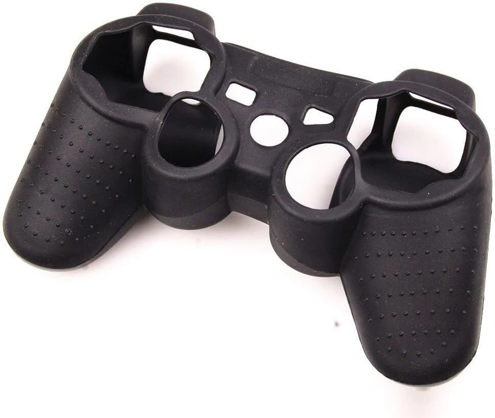 Juodas silikoninis dėklas Sony Ps3 valdikliui Playstation 3 Dualshock belaidžiam žaidimų valdikliui