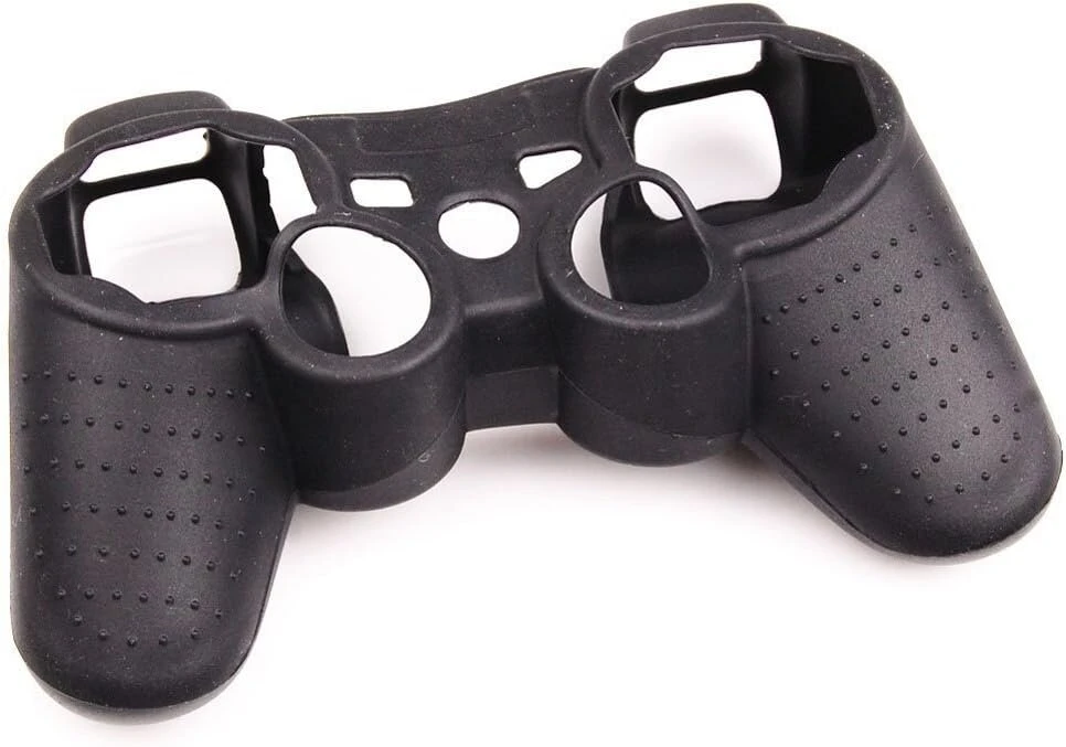 Juodas silikoninis dėklas Sony Ps3 valdikliui Playstation 3 Dualshock belaidžiam žaidimų valdikliui