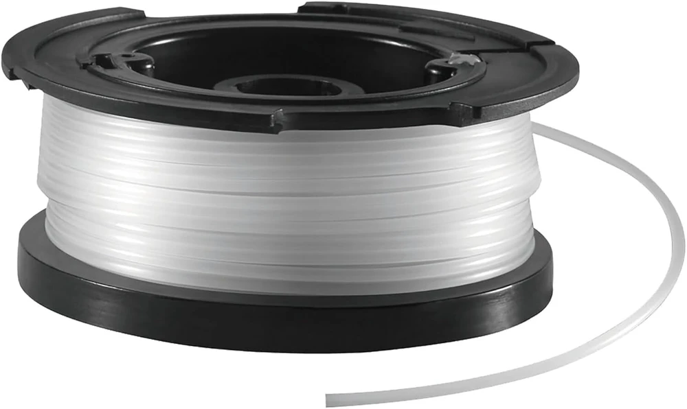 Juodas+decker Bcsta536b akumuliatorinis žoliapjovė (36 V, pjovimo plotis 33 cm), oranžinė/juoda ir visiškai automatinė vieno siūlo ritė (žoliapjovei, 10 m ilgio, 1,5 mm linijos skersmuo) A6481