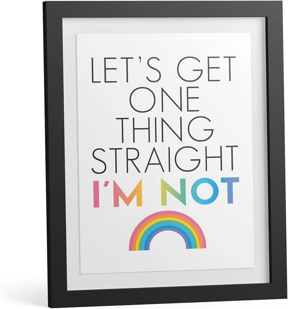Plakatas Juokingas paveikslas su citata | Namų dekoravimo paveikslai | Supraskime vieną dalyką, aš ne | Estetiškas sienų menas Lgbtq gėjų A4 A3 A5 *rėmelis neįtrauktas* - Pbh90