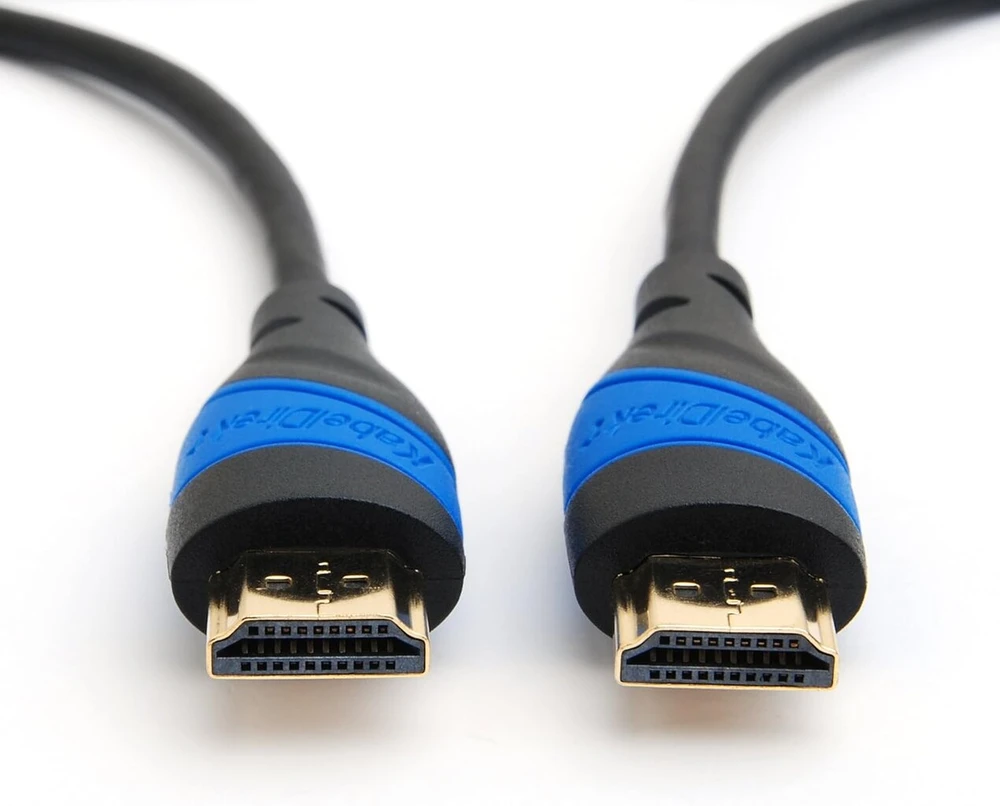 Kabeldirekt Flex Series 4k Hdmi kabelis - 0,5 m (didelės spartos Hdmi su Ethernet, 4k Ultra Hd, 3d, Full Hd, 1080p, Hdr, Arc, Ps4/ps5, XBOX, Hdtv)