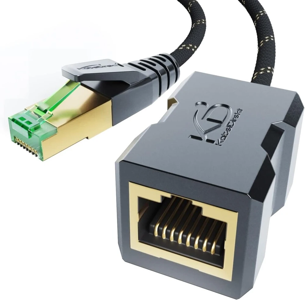 Kabelis Ethernet Cat 7, 10 m, Nailono danga, 10 Gbps