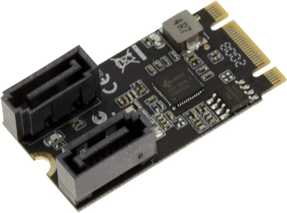 Pagrindinė plokštė Kalea-informatique M.2 valdiklio plokštė (m2 Ngff) Type Pcie M arba B+m Key 2 Sata 3.0 6gbps prievadas su Jmb582 lustų rinkiniu