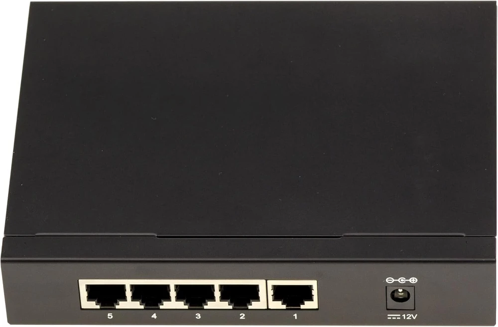 Kalea-informatique tinklo jungiklis 2.5 gigabitų Lan ethernet 10 100 1000 2500 mbps 5 rj45 prievadai su išoriniu maitinimo šaltiniu, pralaidumas 25 gbps
