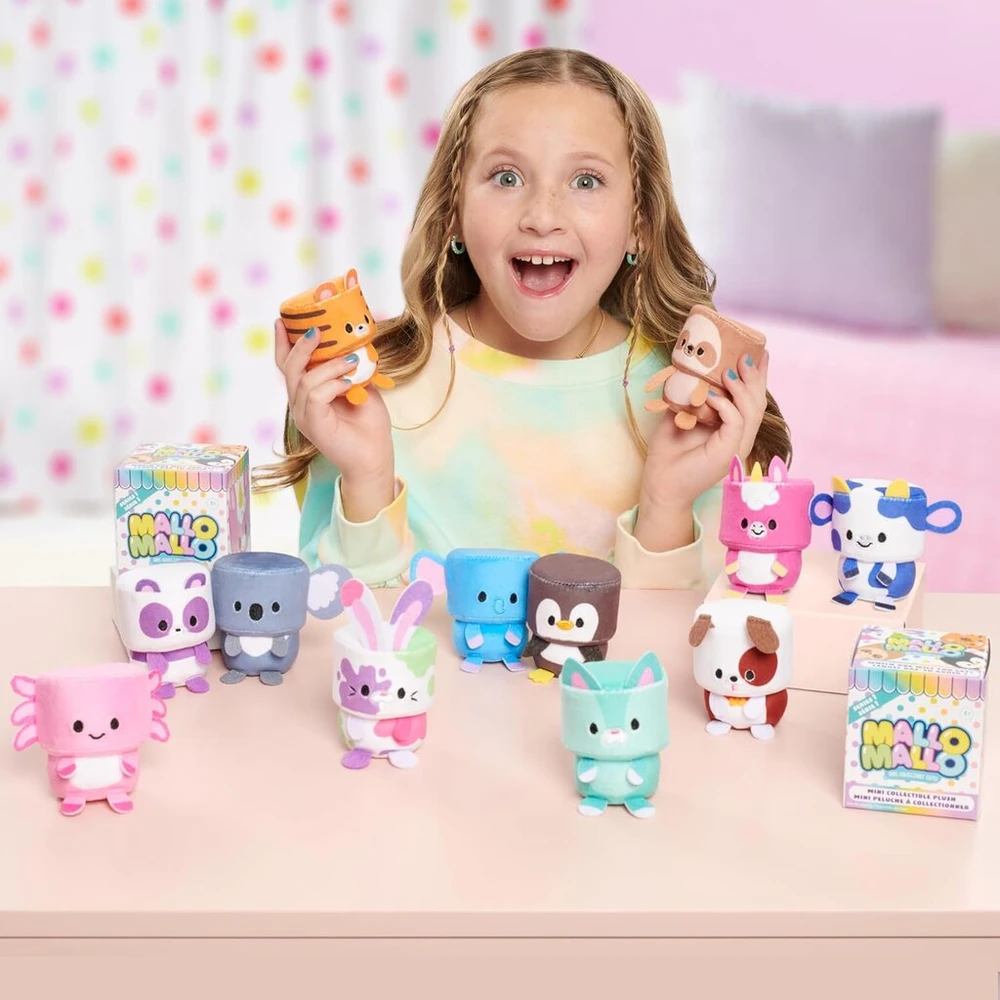 Karloova Mallo Mallo 7.5 cm minkštas pliušinis žaislas - staigmena kolekcionieriams