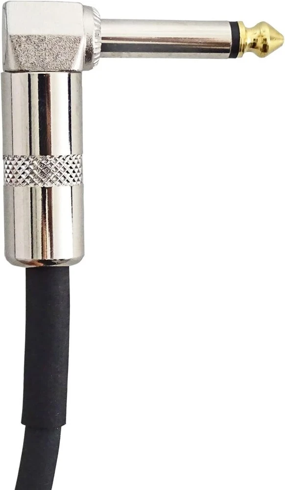 Keepdrum Gc028 jack kabelis 6.3 mm kampinė jungtis patch kabelis efektų įrenginiams