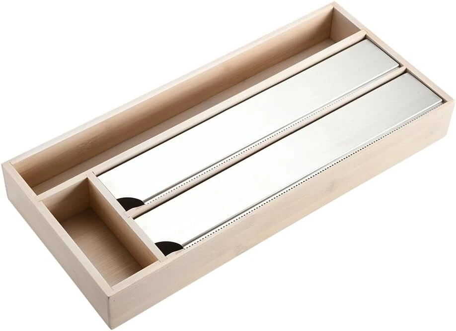 Kesper folijos dozatorius, medžiaga: bambukas, matmenys: 42 x 19 x 5.4 cm, spalva: natūrali, 57041 13