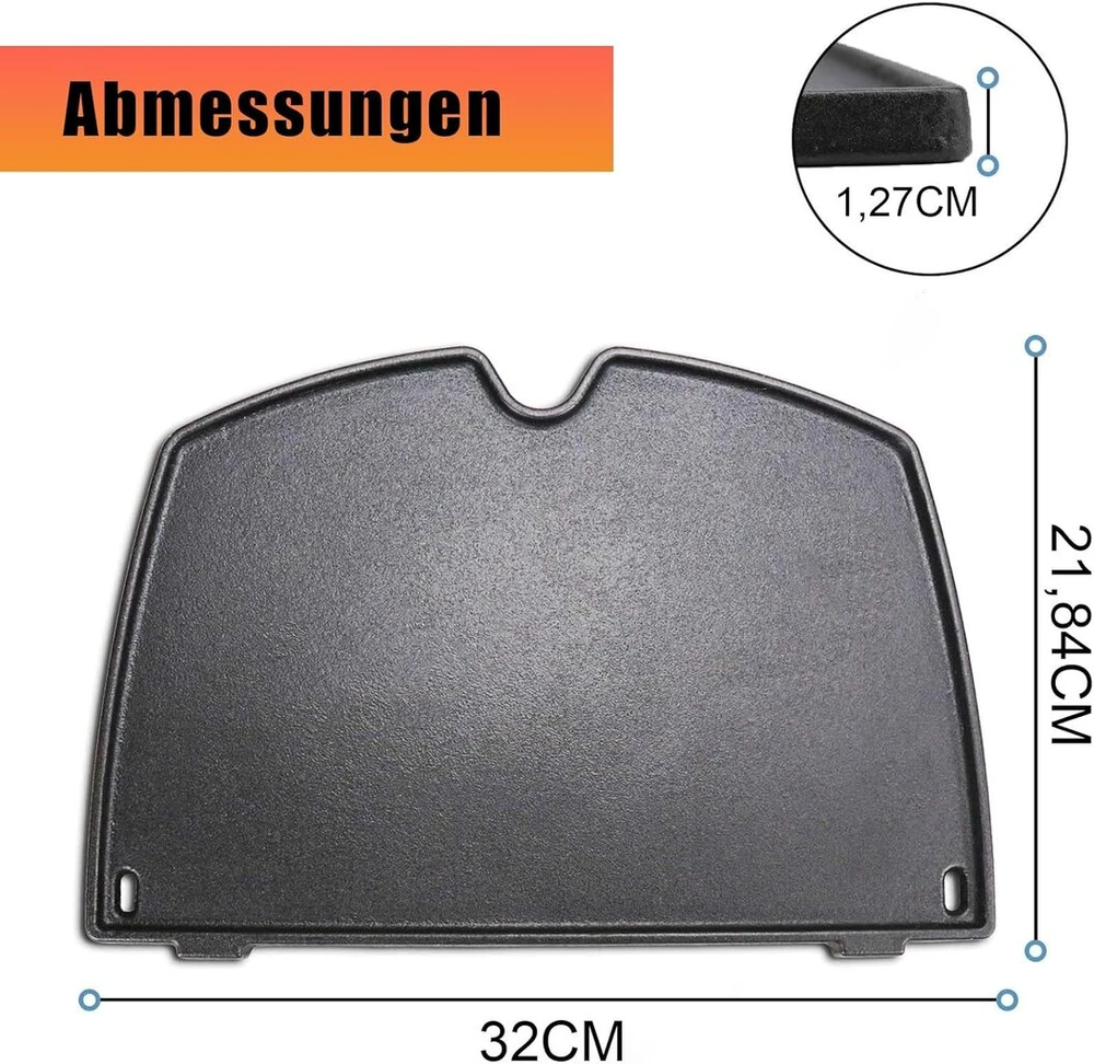 Ketaus grilio plokštės atsarginės dalys, skirtos weber q100 q120 q140 q1000 q1200 q1400 serijos dujiniams griliams, 32 cm keptuvė, grilio keptuvės priedai, skirti weber q dujiniams griliams