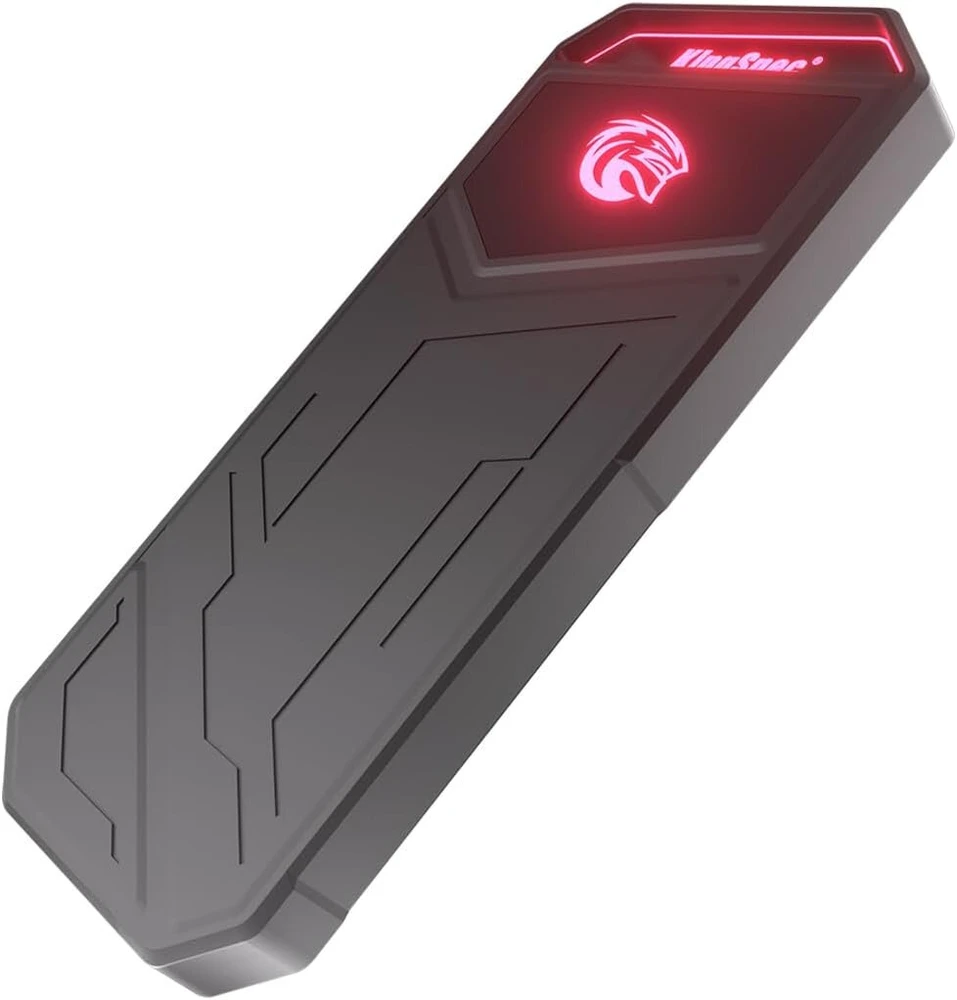 Kietasis diskas Kingspec Z5 2tb Nešiojamasis Išorinis Ssd su Rgb Apšvietimu