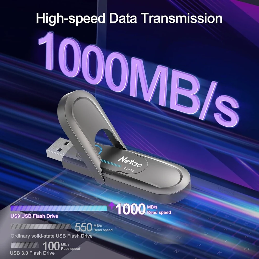 Kietasis diskas Netac Us9 512gb nešiojamas Ssd iki 1000mb/s, dvigubi Type-c ir Usb 3.2 prievadai išoriniai Ssd diskai, skirti Type-c Android telefonams, nešiojamiesiems kompiuteriams, planšetiniams kompiuteriams ir kt.