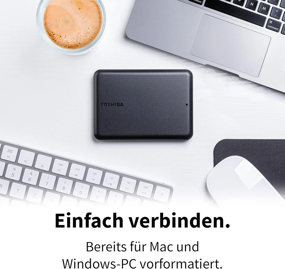 Kietasis diskas Toshiba Canvio Partner 4 Tb išorinis Hdd, 2.5 colio, Usb 3.2 Gen 1