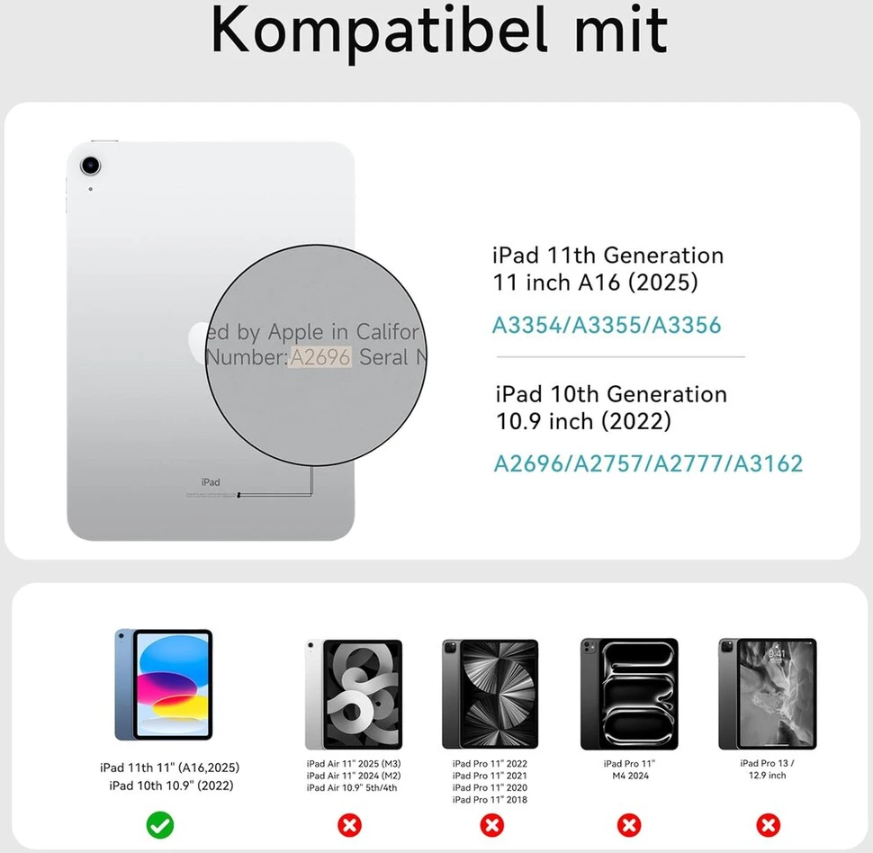 Klaviatūra Hou Slim "bluetooth" klaviatūros dėklas Ipad 10/11 kartai, rožinis