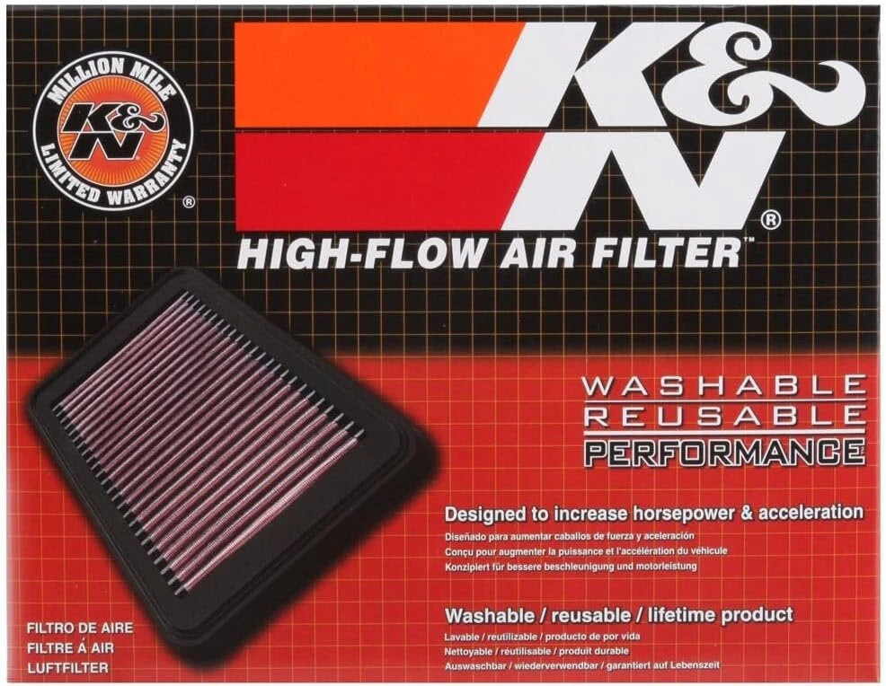K&n pakaitinis oro filtras, suderinamas su Renault Megane Iv 1.8 2018- (33-3152)