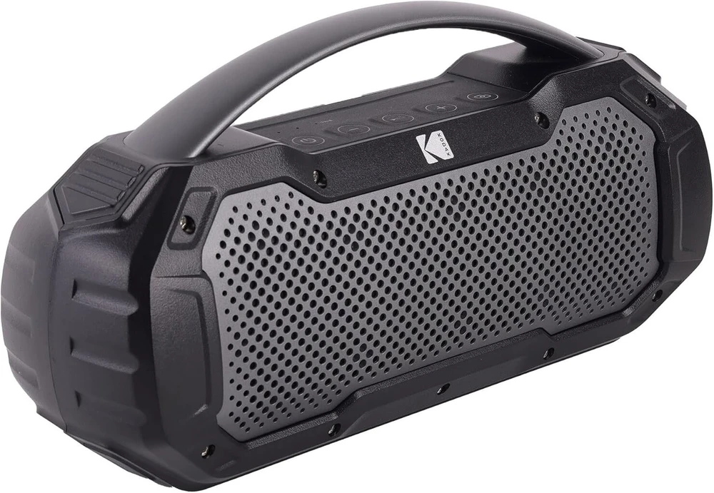 Kompiuterio kolonėlės Kodak universalus bluetooth garsiakalbis Ipx6 su Tws ir laisvų rankų skambinimu - įtraukiantis stereo garsas, ilgas baterijos veikimo laikas ir bluetooth V5.0 jungtis - juodas