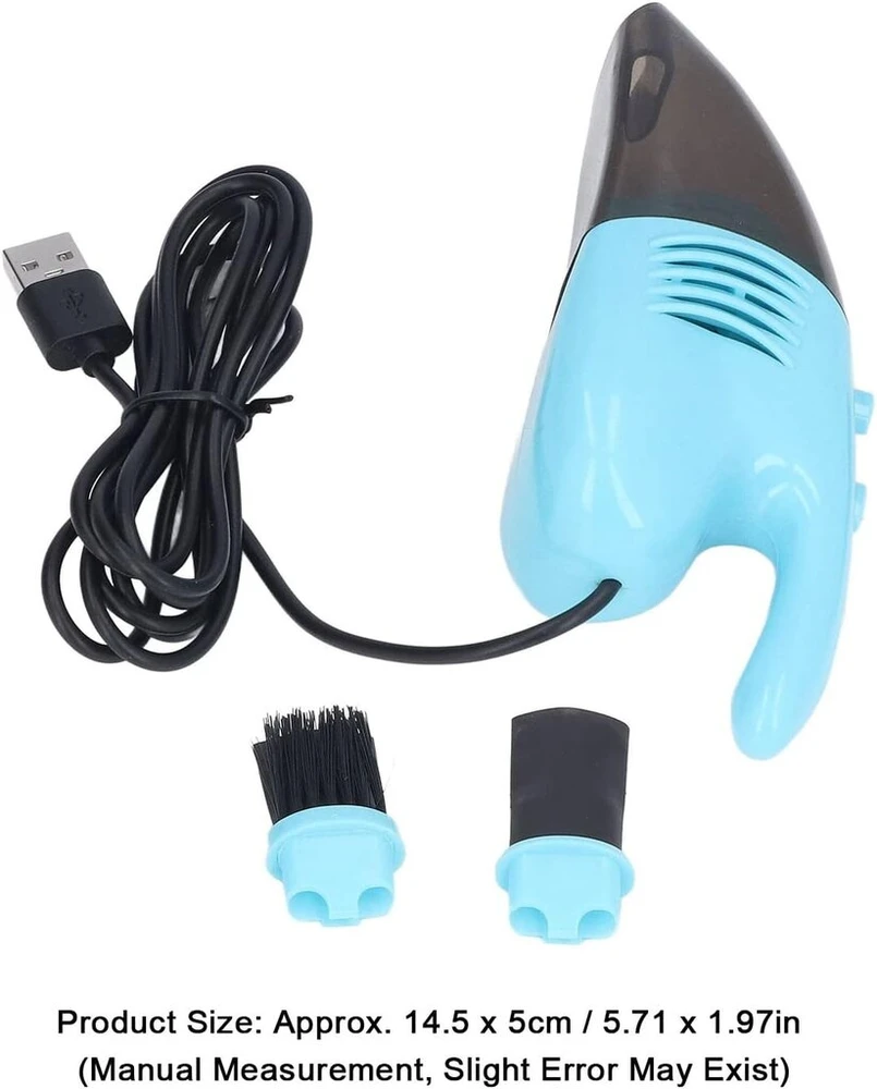 Kompiuterinis dulkių siurblys Usb rankinis nešiojamas universalus mini dulkių siurblys, skirtas kompiuteriui, nešiojamam kompiuteriui, klaviatūrai, elektronikai (žalias)