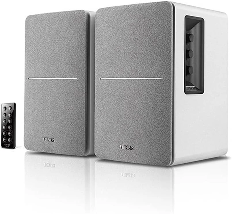 Kompiuterio kolonėlės Edifier Studio R1280db 2.0 Aktyvios Kolonėlės, Balta/sidabrinė, Bluetooth