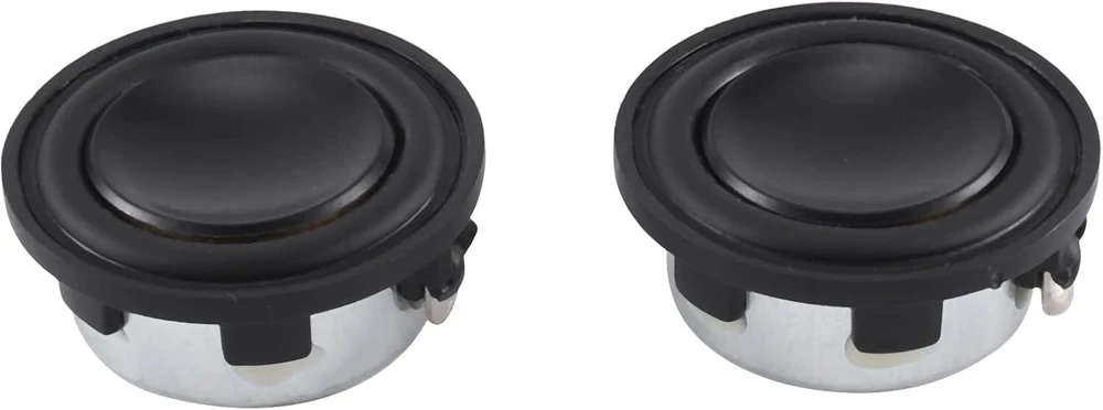 Kompiuterio kolonėlės Haptufer 2 x mini garsiakalbiai 1 colis 4 omai 3 w 28 mm šoninis garsiakalbis viso diapazono šoninis garsiakalbis bluetooth garsiakalbis