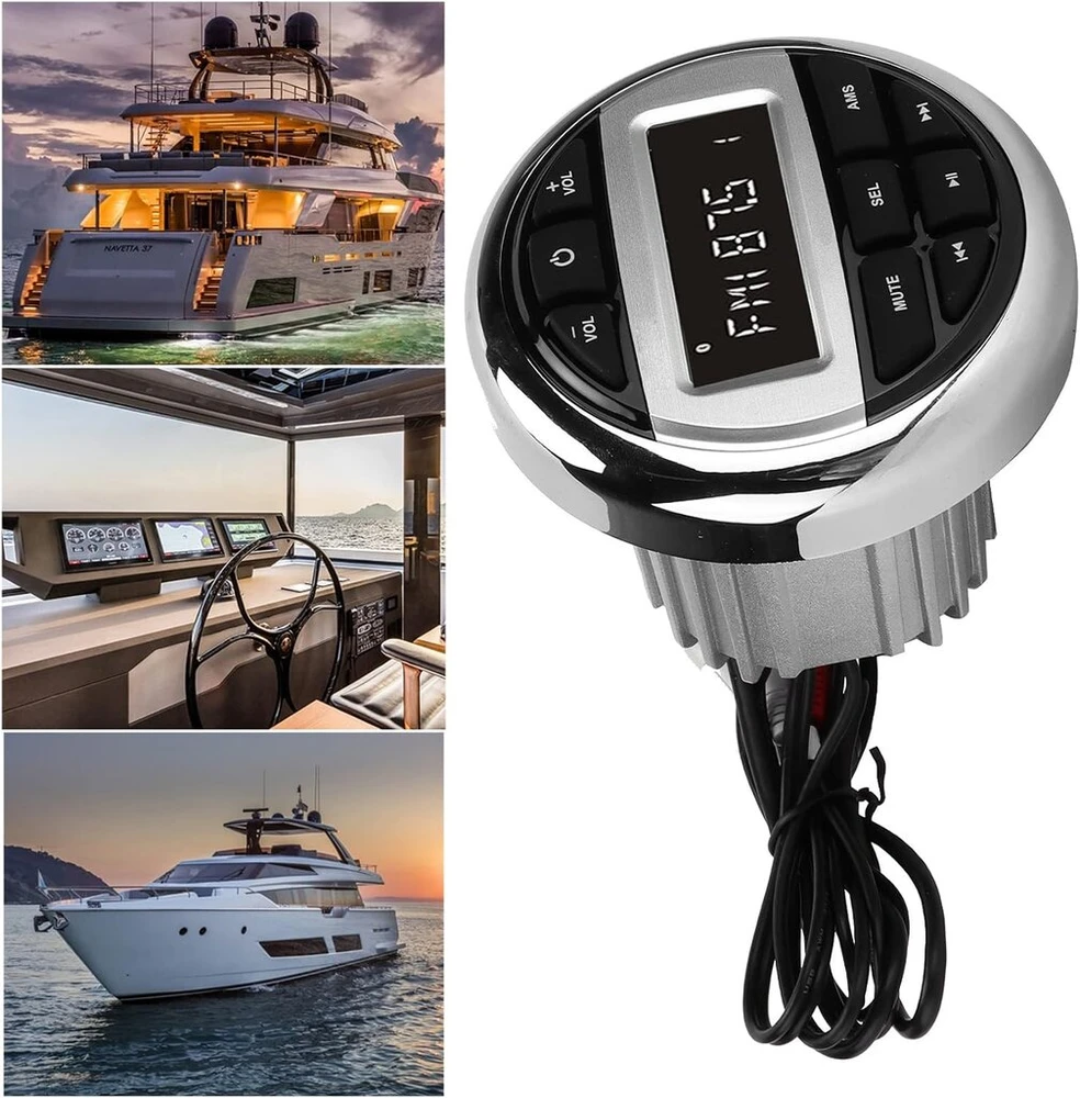 Kompiuterio kolonėlės Marine radio bluetooth, marine radio bluetooth, Tbest ship yacht parts, marine bluetooth speaker, mp3 grotuvas, vandeniui atsparūs laivo priedai vonios kambariui, saunai
