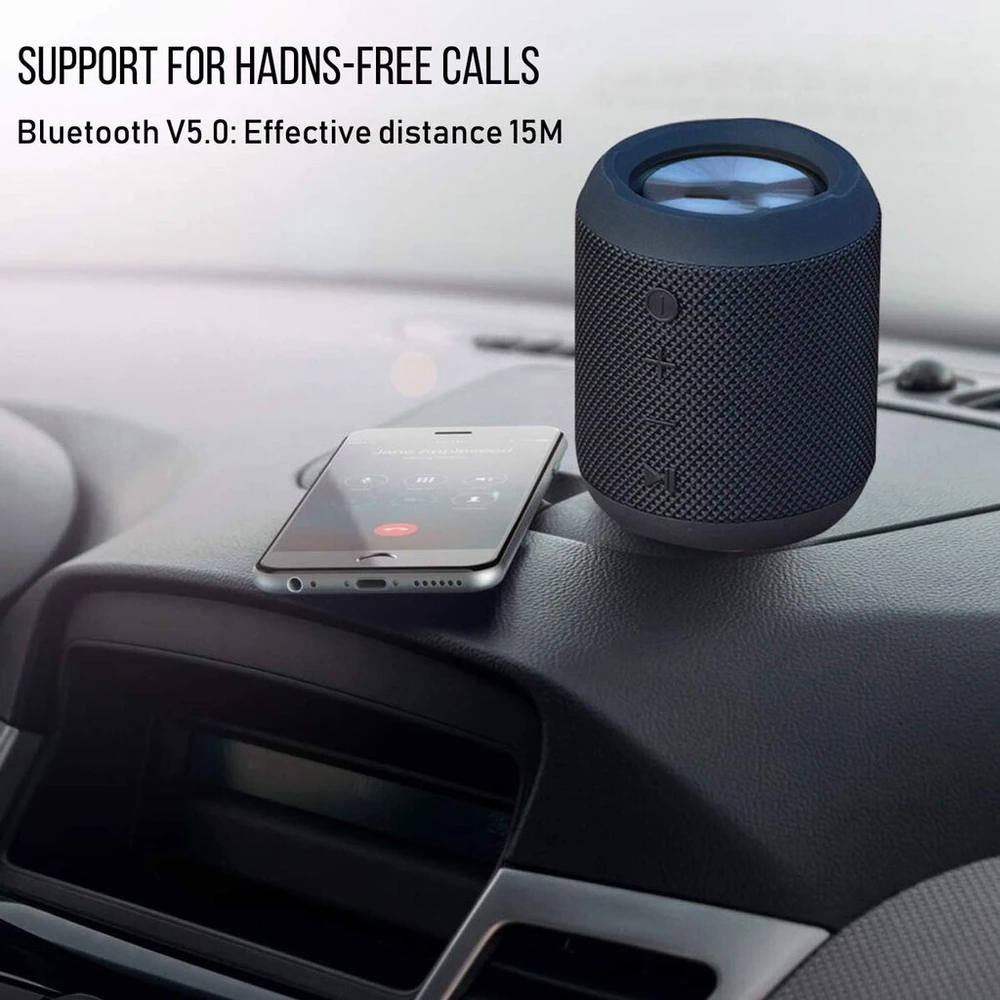Kompiuterio kolonėlės Nešiojamas Bluetooth garsiakalbis 20w, Ipx6 atsparumas vandeniui, 16 val. grojimo