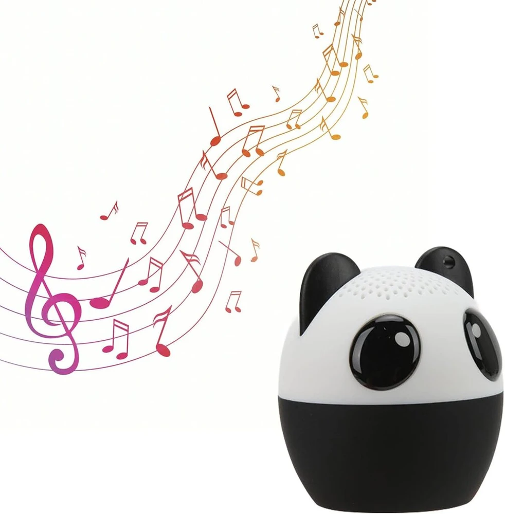 Kompiuterio kolonėlės Pet mini bluetooth belaidis gyvūnų garsiakalbis, belaidis gyvūnų garsiakalbis vaikams (panda), muzikos instrumentų garsiakalbis