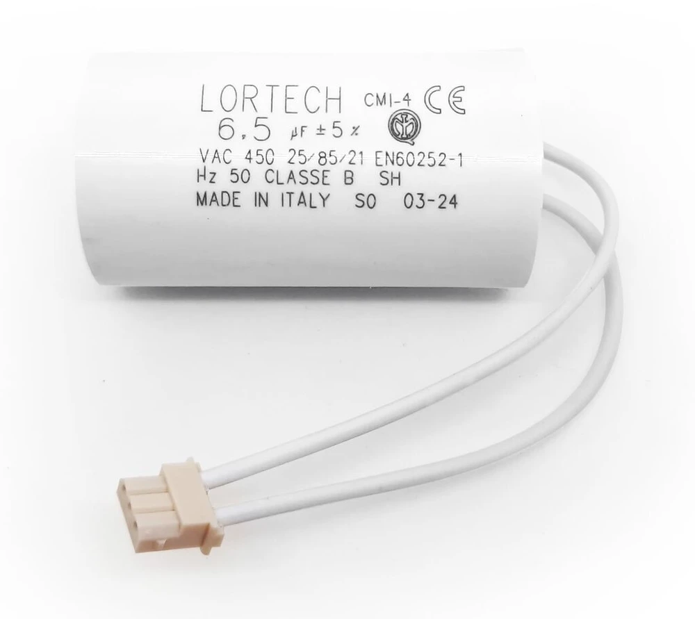 Kondensatorius 6.5µf Bubendorff varikliui, 30x55mm