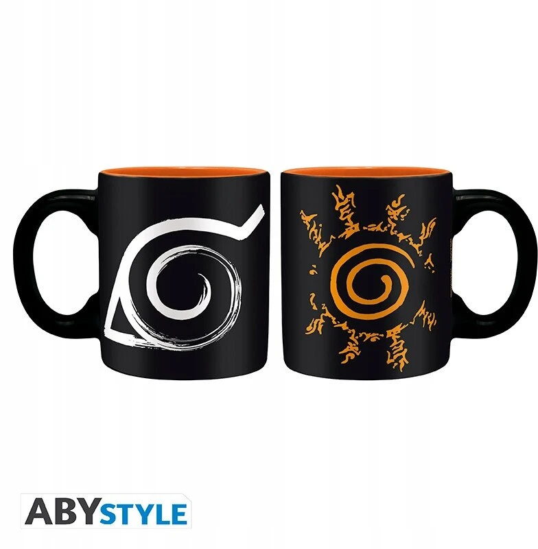 Konoha rinkinys: stiklas + Naruto Shippuden espresso rinkinys