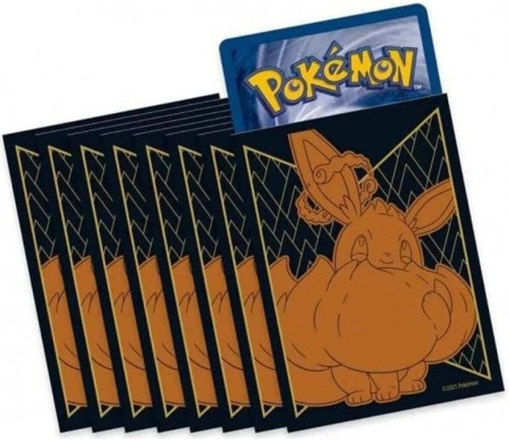 Kortelių apsaugos - 1 x 65 elite trainer apsaugų pakuotė (viena pakuotė, atsitiktinis dizainas) suderinama su pokemon kortelėmis