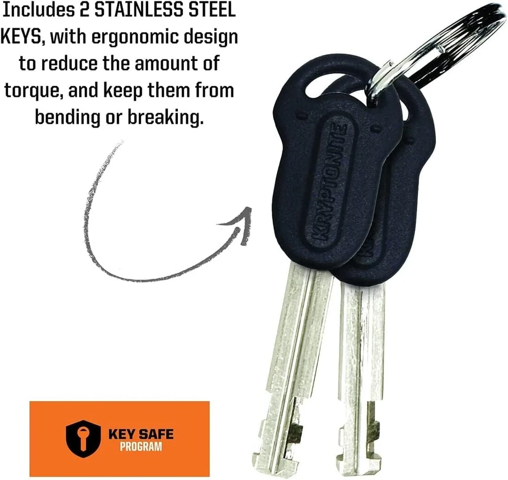Kryptonite Keeper U-lock su Flexframe-u laikikliu