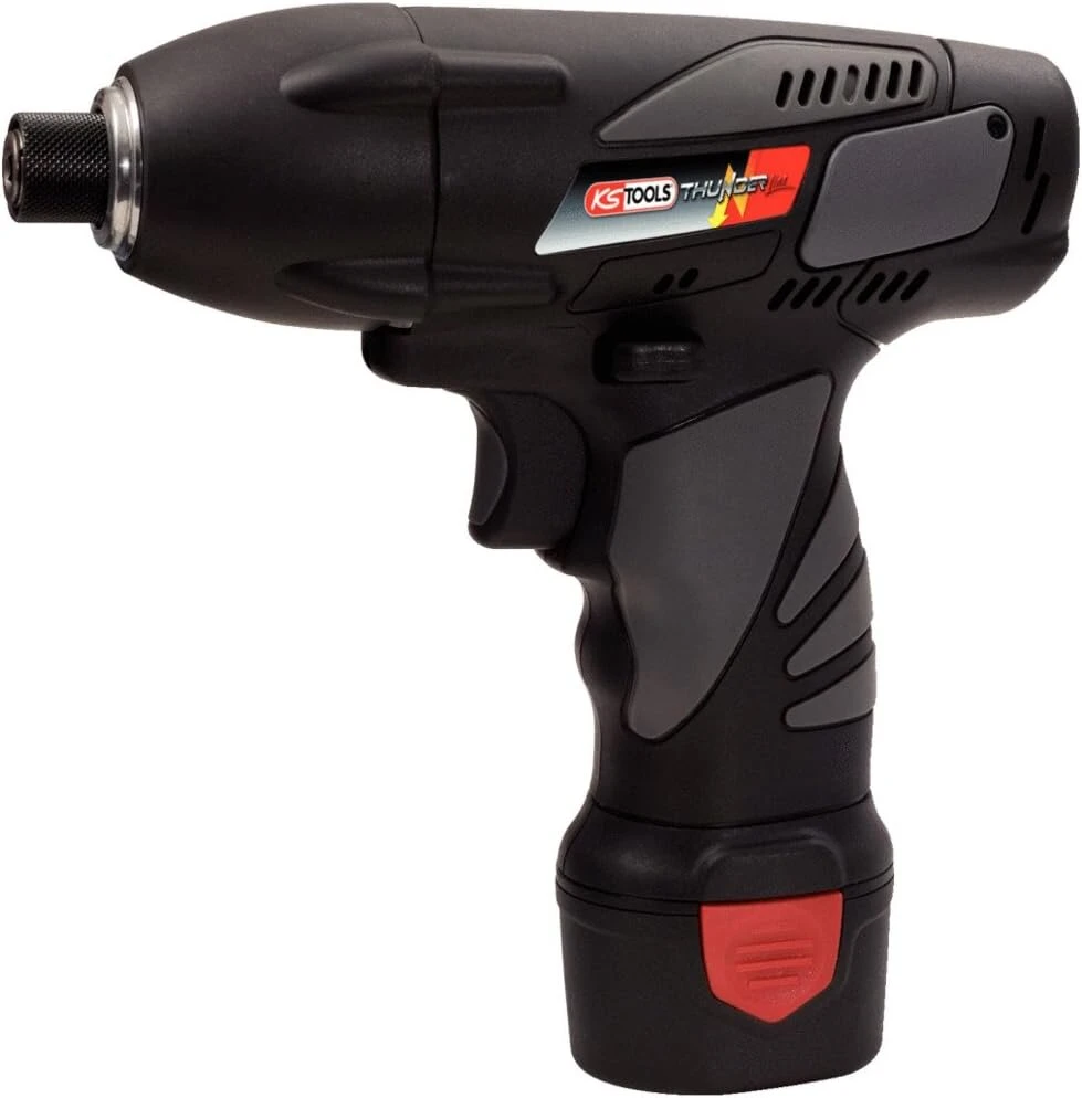 Ks Tools 515.3540 1/4'' akumuliatorinis smūginis suktuvas, 117nm, 1.870 aps./min., su 1 akumuliatoriumi ir 1 įkrovikliu