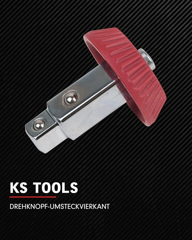 Ks Tools 516.1428 sukimo rankenėlės keitimo kvadratas 1/2 + 3/8 colio aukštos kokybės kvadratinis veržliaraktis dinamometriniam raktui i kvadratinė pavara pagal din 3122