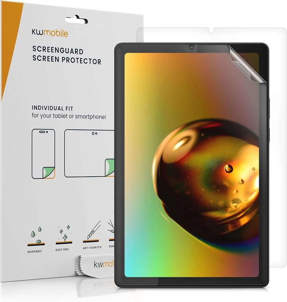 Kwmobile 2 x tabletės ekrano apsaugos, suderinamos su Lenovo Smart Tab M9 plėvele – viso ekrano apsauga – tabletės ekrano apsauga nuo akinimo