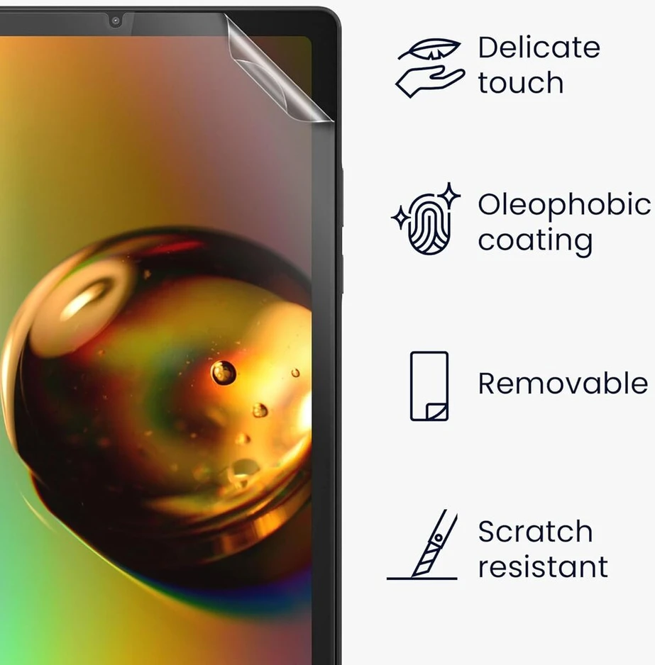 Kwmobile 2 x tabletės ekrano apsaugos, suderinamos su Lenovo Smart Tab M9 plėvele – viso ekrano apsauga – tabletės ekrano apsauga nuo akinimo