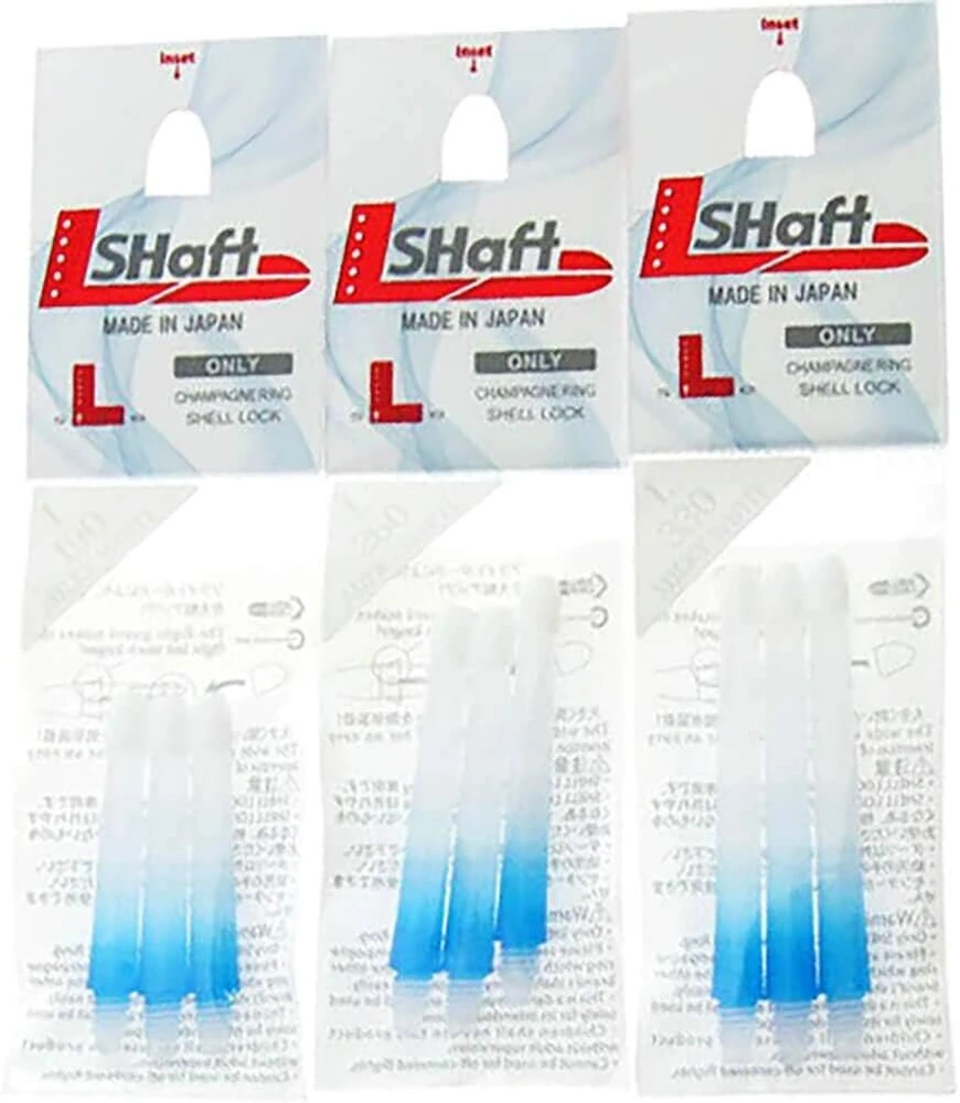 L-style L-shaft Lock Straight Twotone Baltas Clear Mėlyna Ekranas Length 330