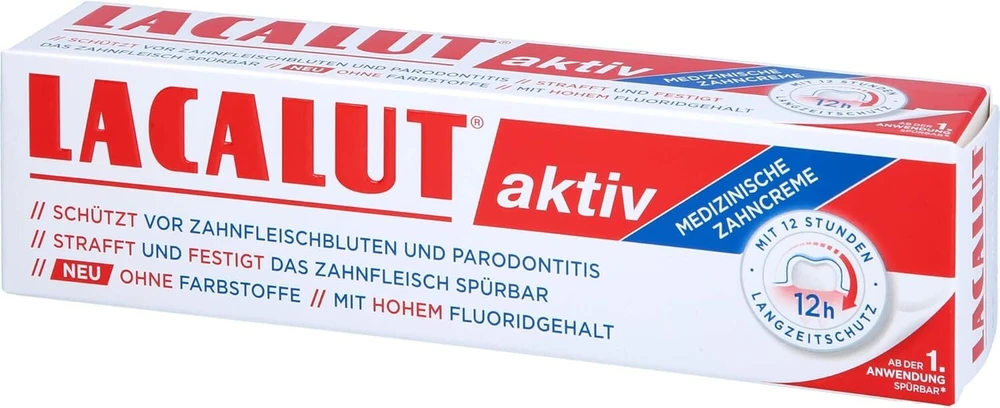 Lacalut Active dantų pasta, pakuotėje 1 (1 x 100 ml)