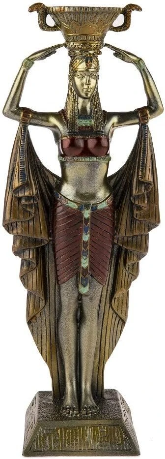 Lachineuse kleopatros statula 22 cm - statulos dekoracija egipto karalienė - egipto figūra - egipto biustas - originali dovanos idėja - interjero dekoravimas deivės mitologija