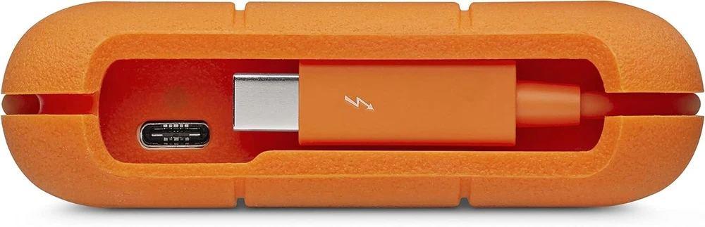 Lacie La Robust išorinis kietasis diskas, oranžinis