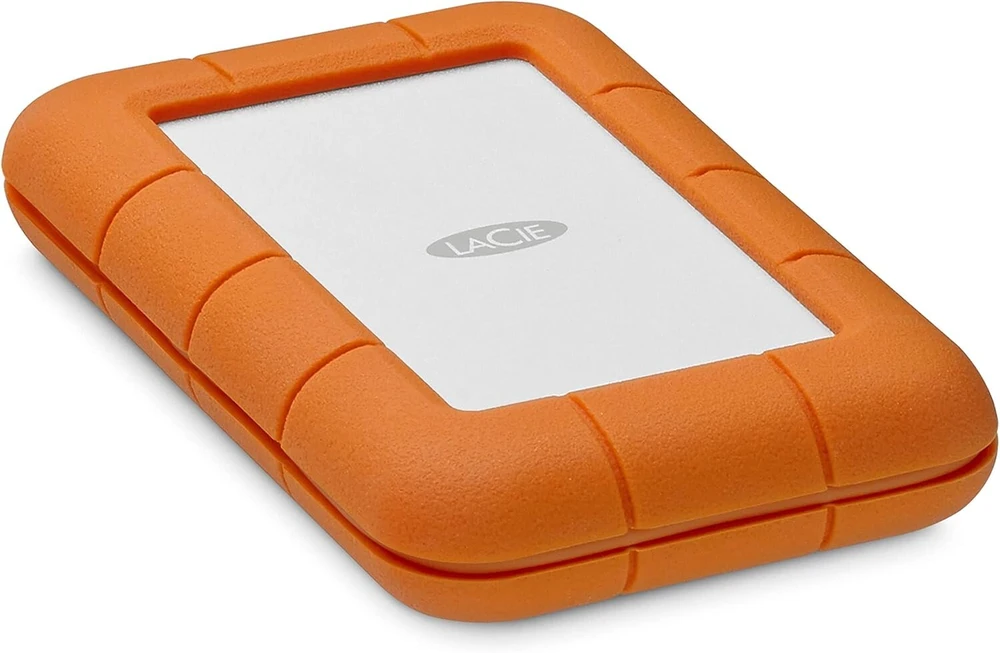 Lacie La Robust išorinis kietasis diskas, oranžinis