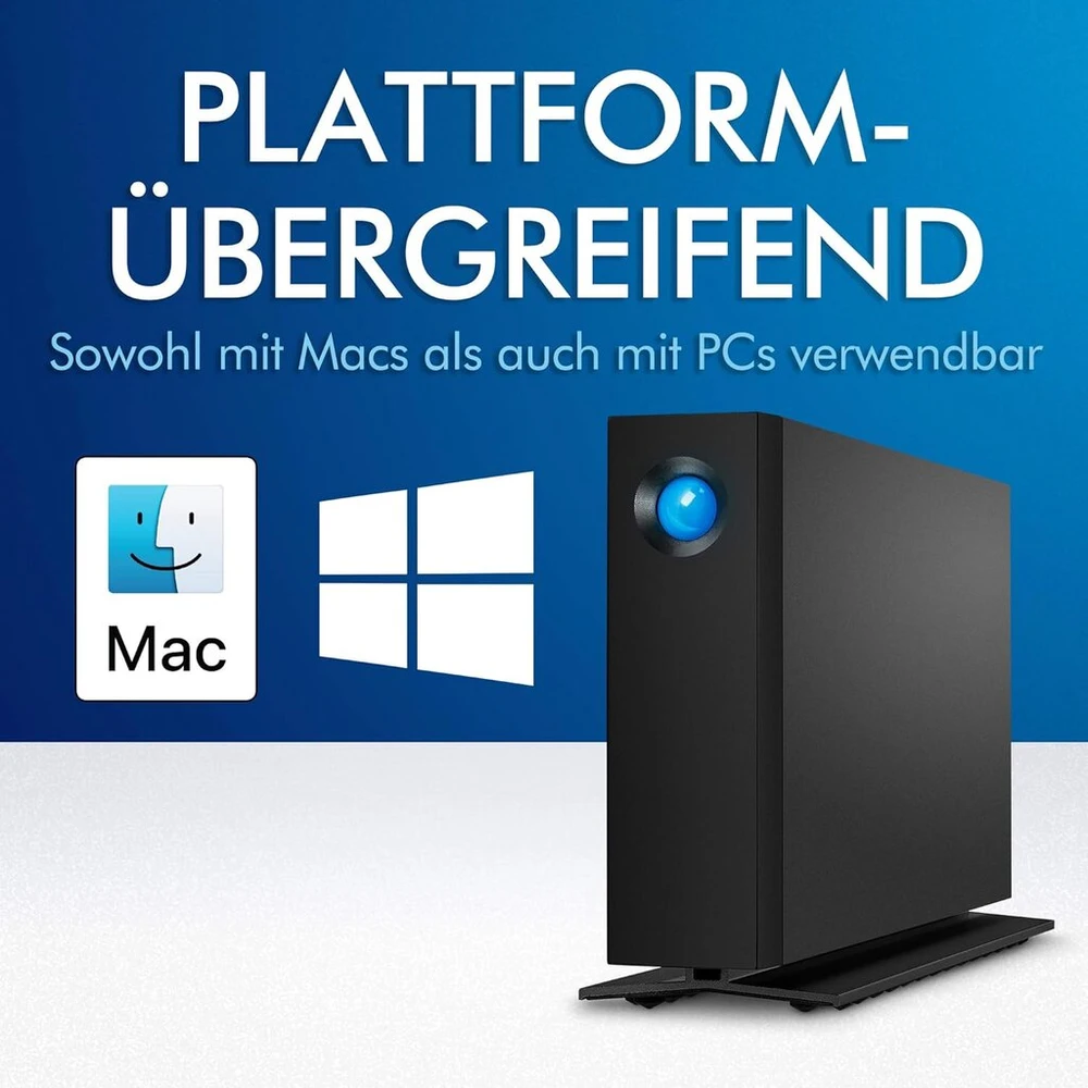 Lacie Stha4000800 D2 Professional 4tb Usb-c - (išorinis kietasis diskas)