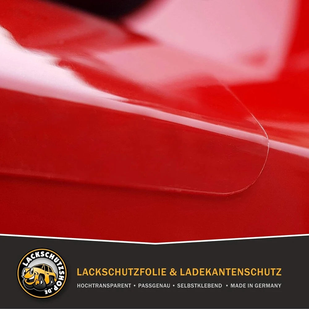 Lackschutzshop - Apsauginė plėvelė, tinkanti vw caddy v / 5 (tipas sb nuo 2020 m.) - buferio apsauginė plėvelė, apsauga nuo įbrėžimų su montavimo įrankiu - skaidri