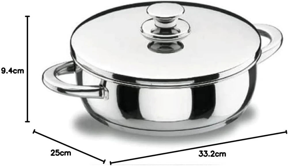 Lacor Vitrocor apvalus indas 22 cm