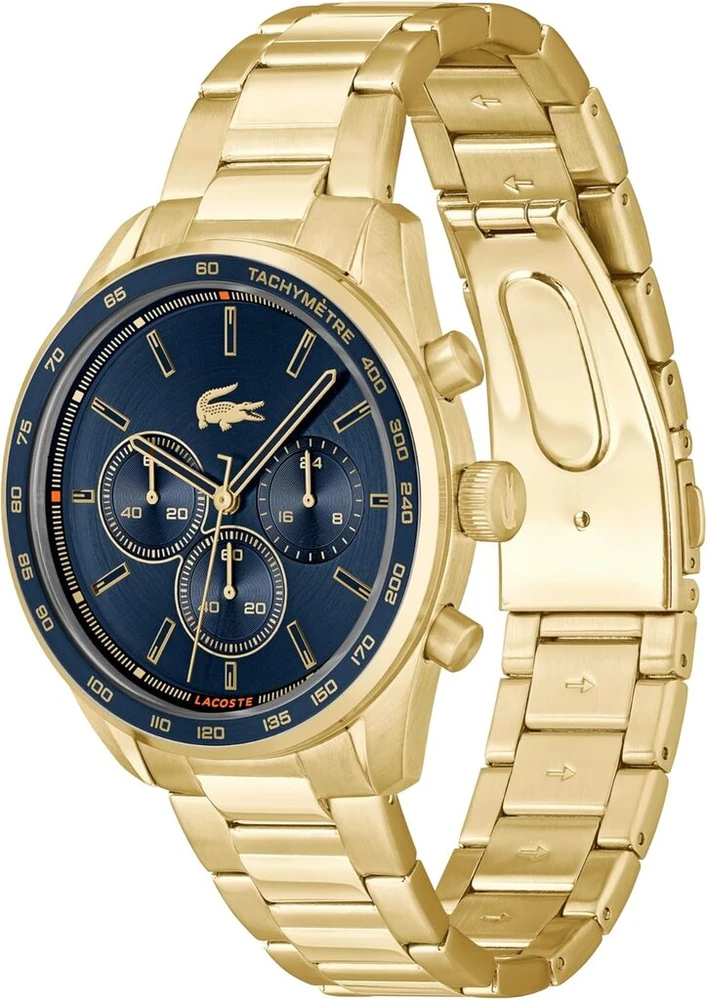 Lacoste Boston Collection vyriškas chronografas kvarcinis laikrodis su odiniu arba nerūdijančio plieno grandinėlės arba tinklelio dirželiu