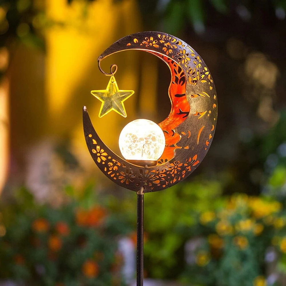 Lauko saulės šviestuvas Moon Mėnulis