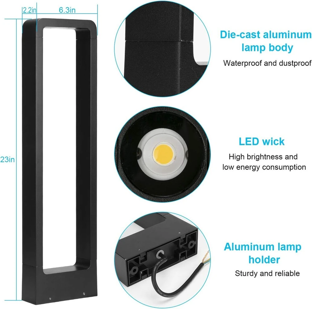 Lauko šviestuvai takams LED