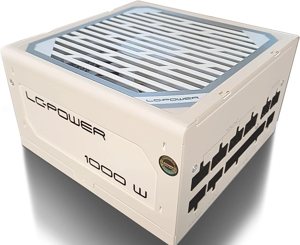 Lc-power pc maitinimo šaltinis 1000 w atx 3.1, 80 plus auksinis, visiškai modulinis atx maitinimo šaltinis, skirtas aukštam našumui ir stabilumui jūsų sistemoje - efektyvus, lankstus ir galingas (lc1000mw v3.1)